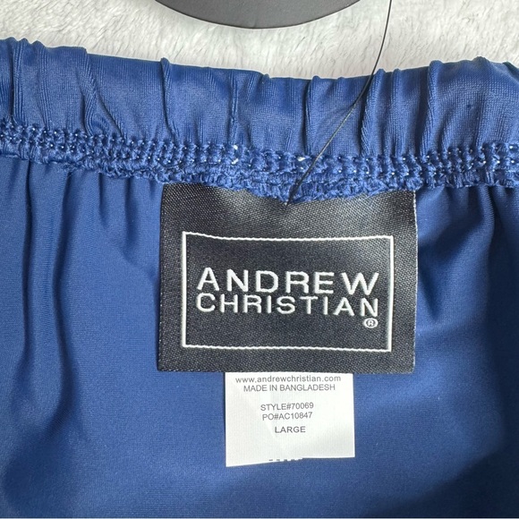 Andrew Christian Blue Swimwear - Picture 4 of 5